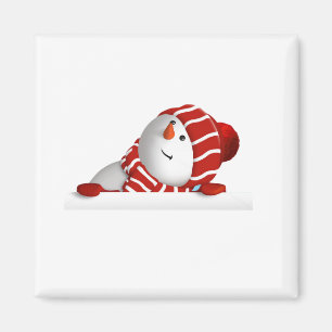 snowman magnet