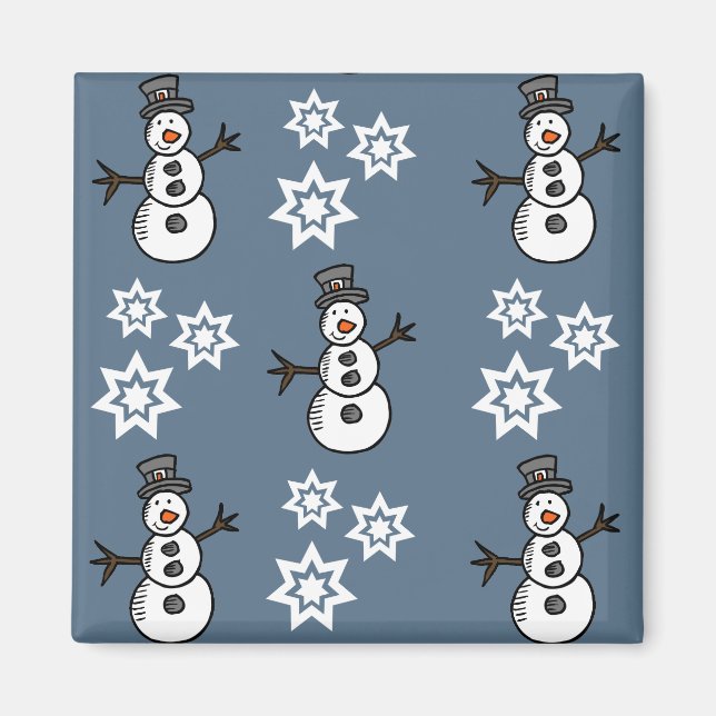 Snowman Magnet (Front)