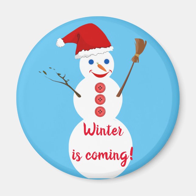 Snowman Magnet (Front)