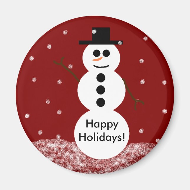 Snowman Magnet (Front)