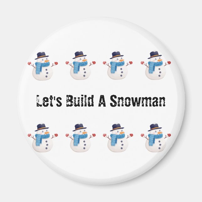 Snowman Magnets (Front)