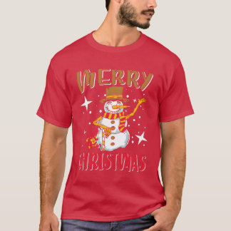 Snowman Merry Christmas Christmas Season boy T-Shirt