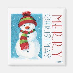 Snowman   Merry Christmas Novelty Magnets