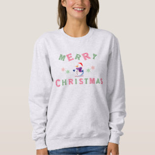 Snowman Merry Christmas Sweatshirt