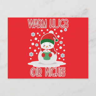 Snowman – Merry Winter Design Holiday Postcard