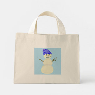 Snowman Mini Tote