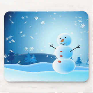 Snowman mousepad