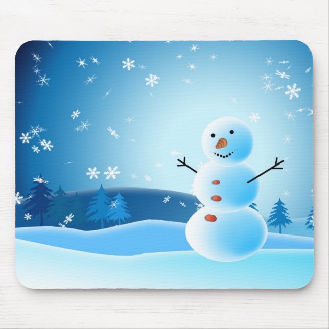 Snowman mousepad (Front)