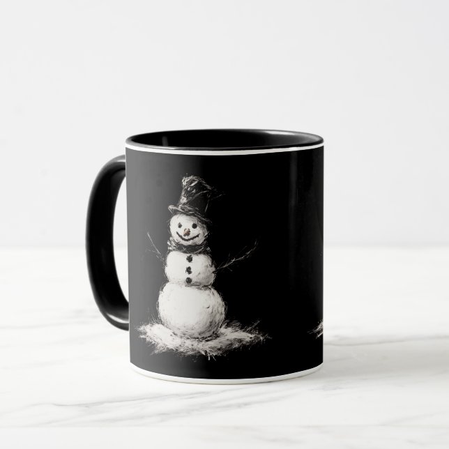Snowman mug (Front Left)