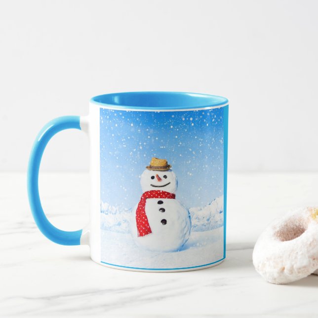 SNOWMAN MUGS (With Donut)