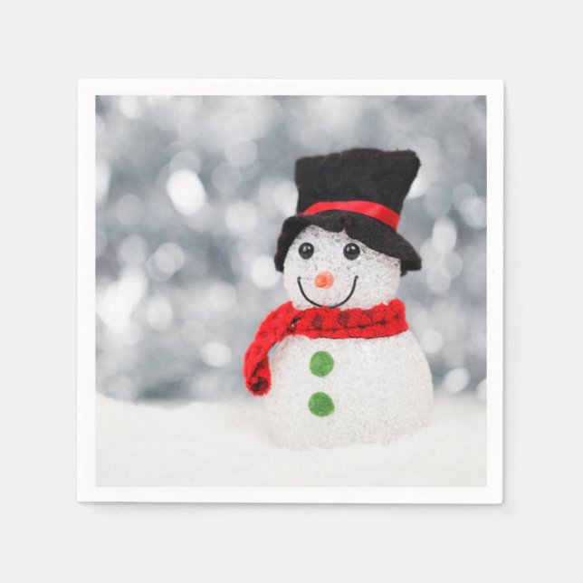 Snowman Napkin (Front)