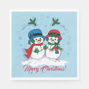 Snowman Napkin