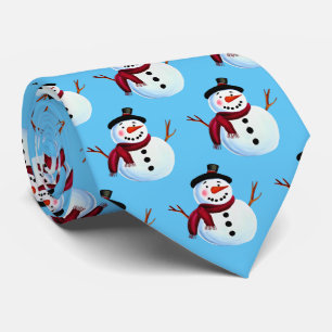 Snowman Neck Tie