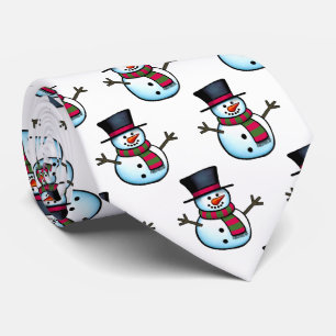 Snowman Neck Tie