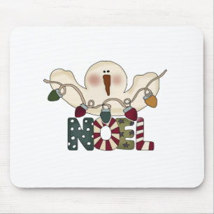 Snowman Noel T-shirts and Gifts Mouse Mat
