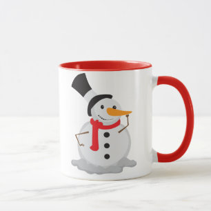 Snowman Nose Touch Christmas Mug! Mug