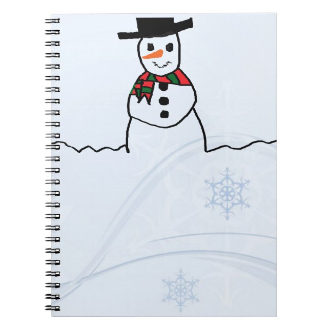 Snowman Notebook (Front)