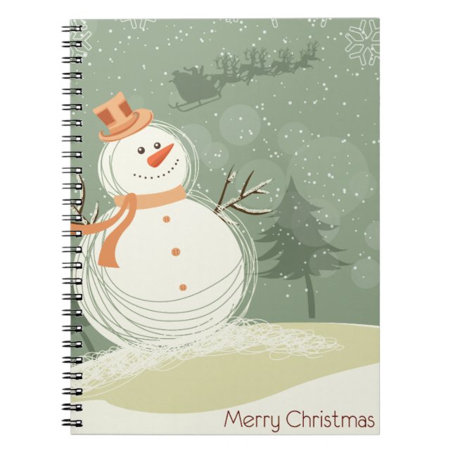 Snowman Notebook (Front)