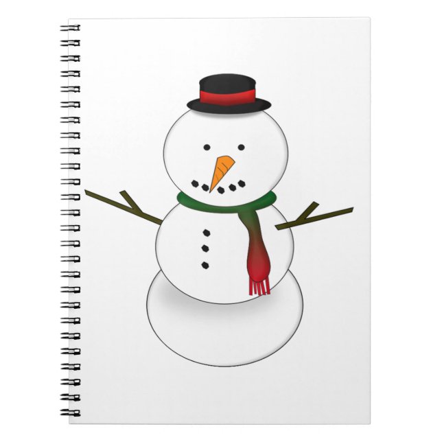 Snowman Notebook (Front)