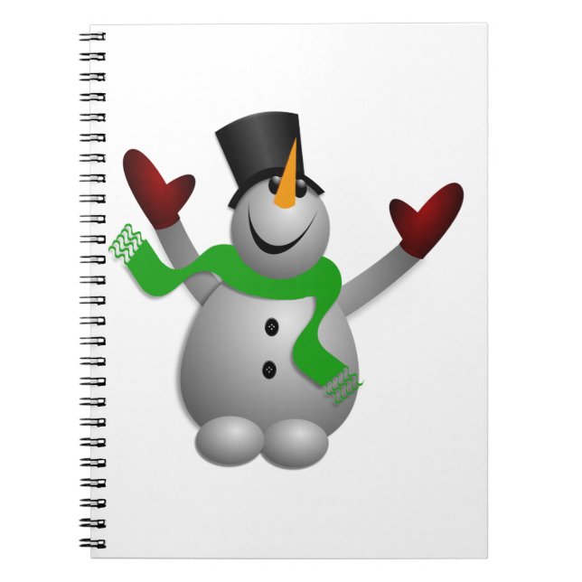 Snowman Notebook (Front)