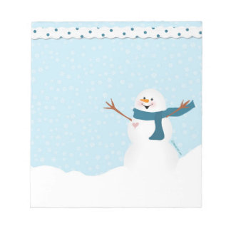 Snowman Notepad