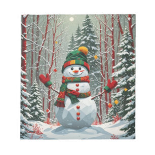 Snowman Notepad