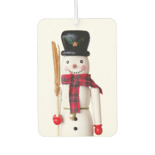 Snowman Nutcracker - Personalised Text Car Air Freshener