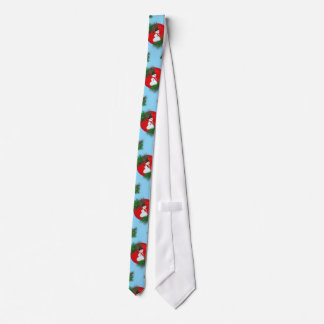 Snowman on ornament tie