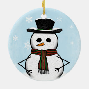 Snowman Ornament (double sided)