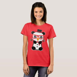 Snowman Panda Bear T-Shirt
