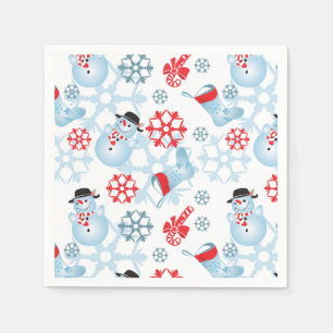 Snowman Paper Napkins