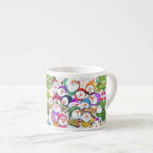 Snowman Party Christmas Espresso Cup