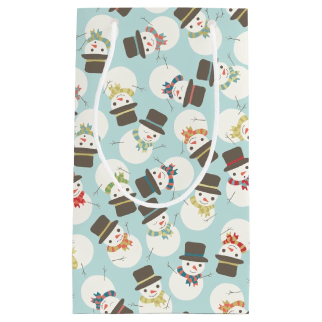Snowman Party Gift Bag (Front)