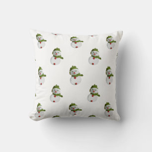 Snowman Pattern Cushion