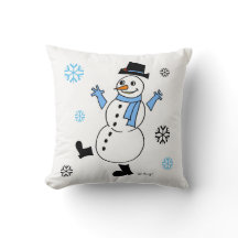 Snowman Pillow