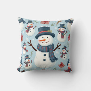 snowman pillow cushion
