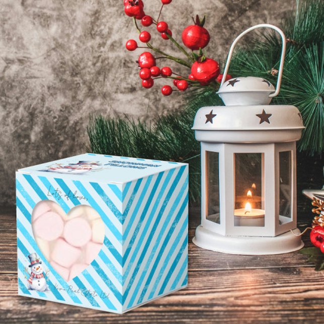 Snowman Pillows Christmas favour naughty elf Favour Box (Creator Uploaded)