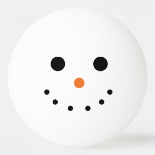 Snowman Ping Pong Ball