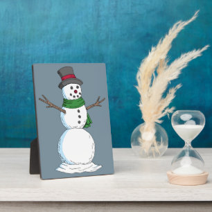Snowman Plaque
