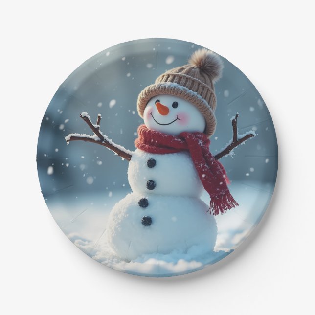 Snowman Plate ... (Front)