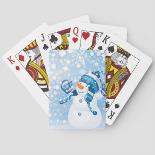Snowman Playing Cards