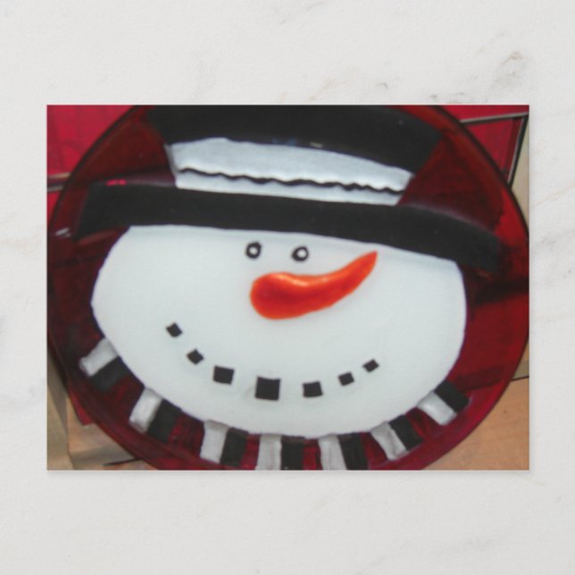 SNOWMAN post card (Front)