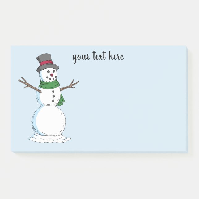 Snowman Post-it Notes (Front)