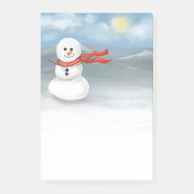 Snowman Post-it Notes (Front)