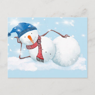 Snowman Postcard
