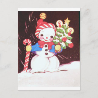 Snowman Postcard