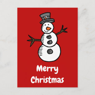 Snowman Postcard
