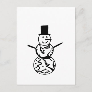 Snowman Postcard