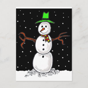Snowman Postcard