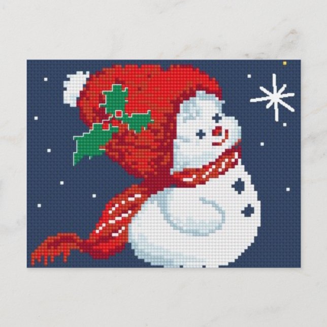 Snowman Postcard (Front)